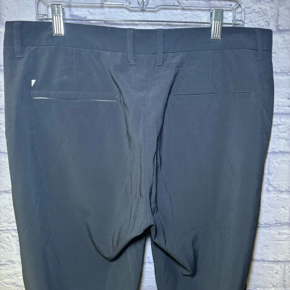Primo Golf Mens 36 Regular Jogger Pants Performance Tapered Zip Ankle Gray